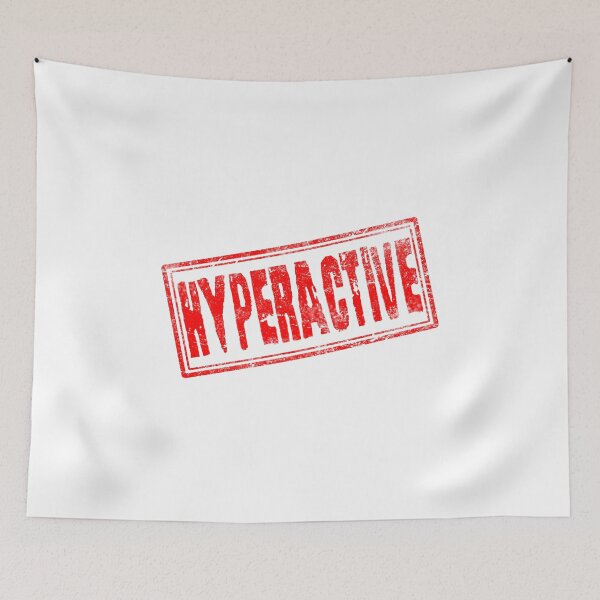 Item preview, Hyperactive (Vintage Stamp) designed and sold by SassyClassyMe.