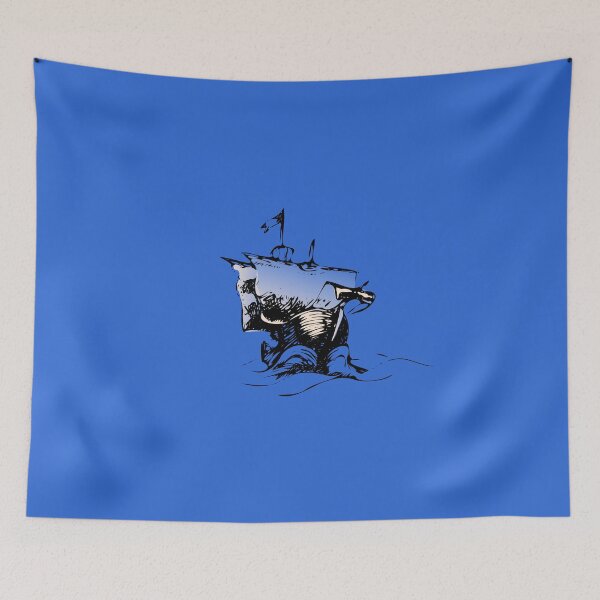 Item preview, viking boat sketch designed and sold by PawandFang.