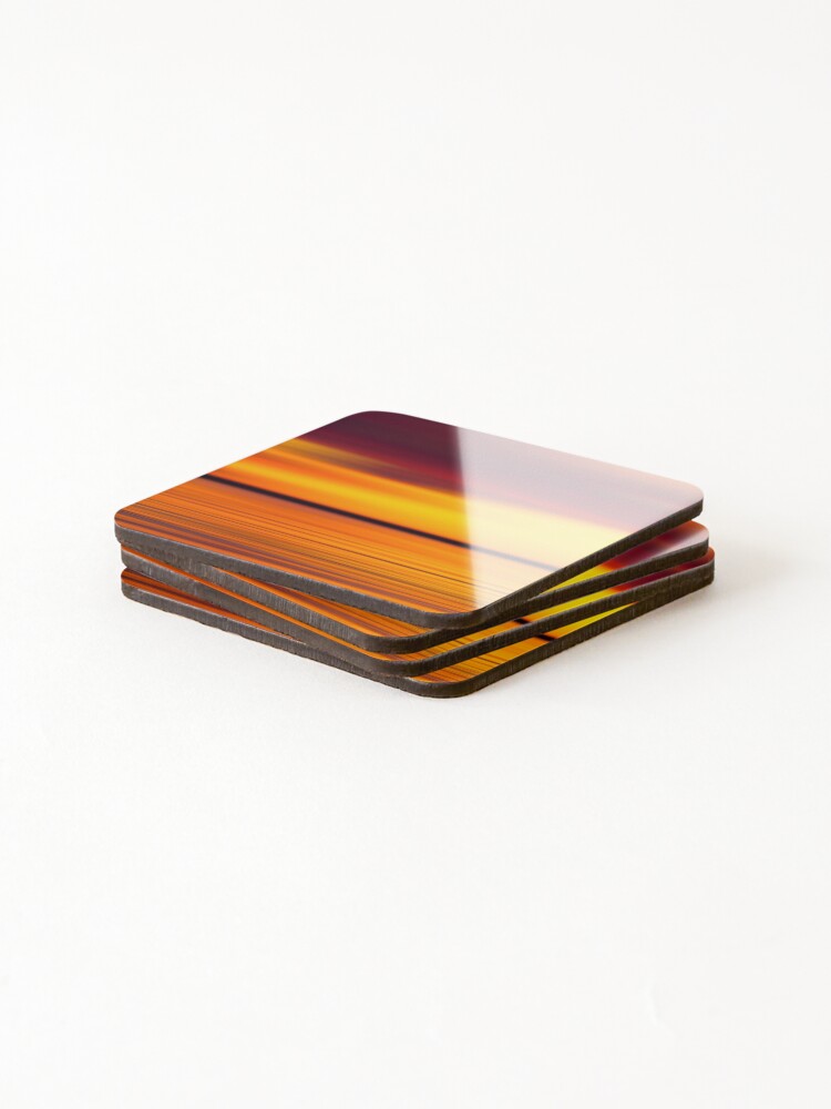 Thumbnail 4 of 5, Coasters (Set of 4), Sunset designed and sold by QuestionTHAT.
