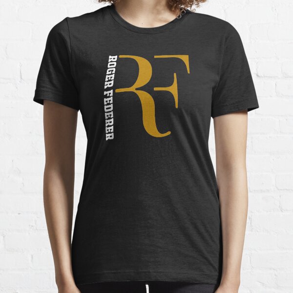 Roge Federer Italyc Logo Or Blanc T-shirt essentiel