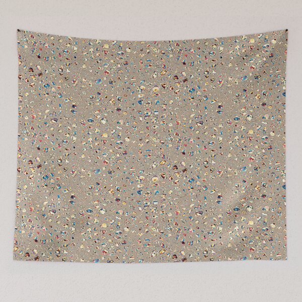 Item preview, Sand with colorful stones pattern designed and sold by ikaDrawings.