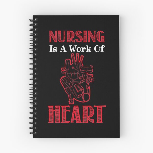 Item preview, Nursing Is A Work Of Heart - Nurse designed and sold by Superhero Gear.