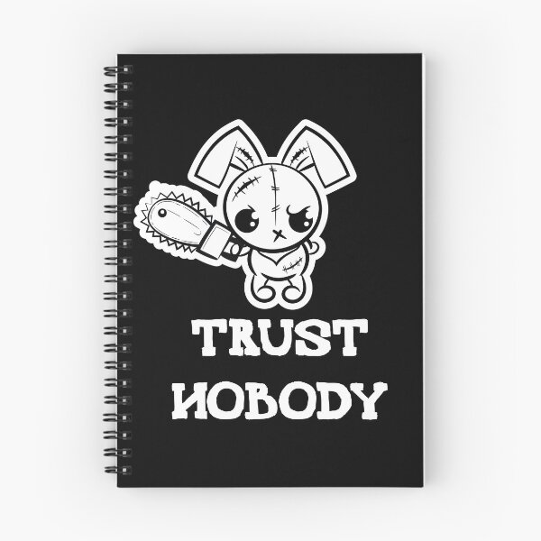 Item preview, Trust Nobody Grumpy Voodoo Bunny  designed and sold by ProjectX23.