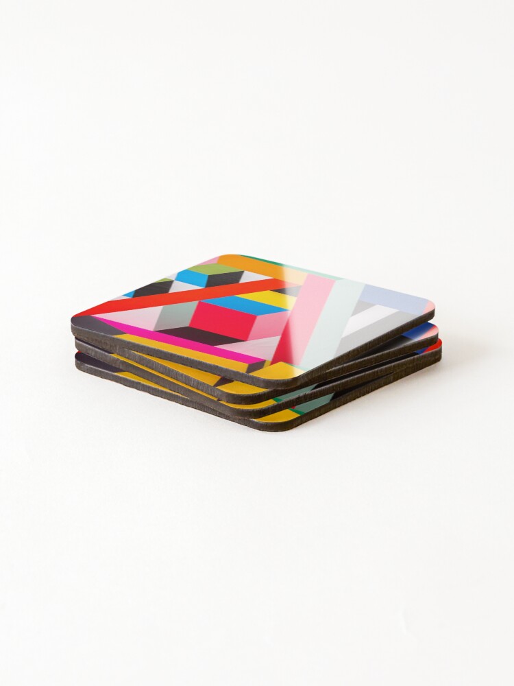 Thumbnail 4 of 5, Coasters (Set of 4), ART designed and sold by QuestionTHAT.