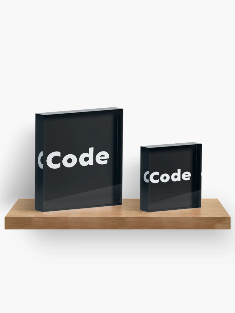 Thumbnail 3 of 5, Acrylic Block, Coder Startup Code Programming Software Engineering designed and sold by ProjectX23.