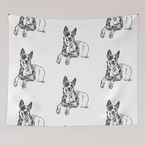 Item preview, Blue Heeler Drawing designed and sold by douglasrickard.