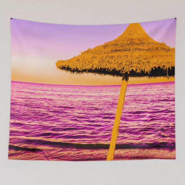 Item preview, Sombrilla de playa Pop Art designed and sold by essentialimage.