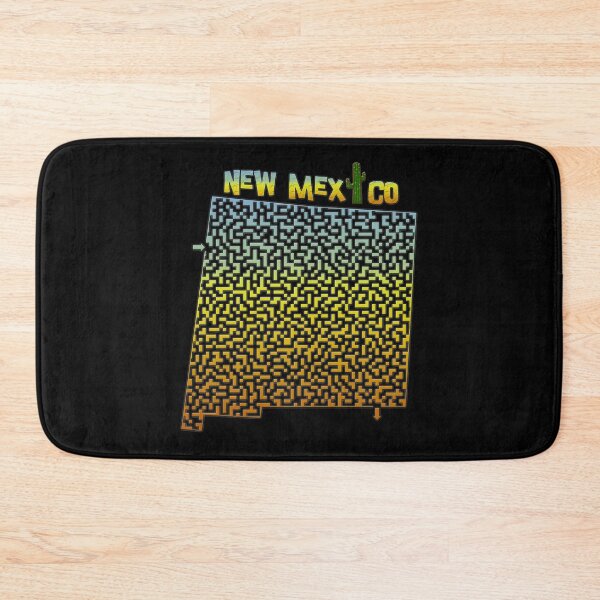 Item preview, New Mexico State Outline Desert Themed Maze & Labyrinth designed and sold by gorff.