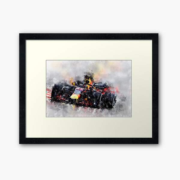 Max Verstappen F1 Gerahmter Kunstdruck