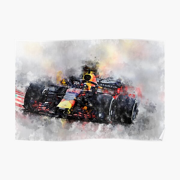 Max Verstappen F1 Poster