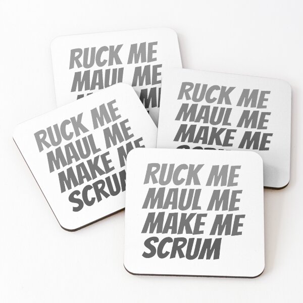 Item preview, Ruck me maul me make me scrum rugby humor  designed and sold by Ricaso.