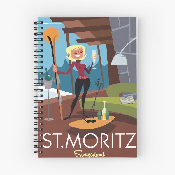Item preview, St Moritz poster designed and sold by Gary Godel.