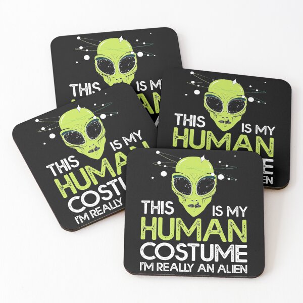 Item preview, Alien Costume Human Halloween Men Women designed and sold by ZNOVANNA.