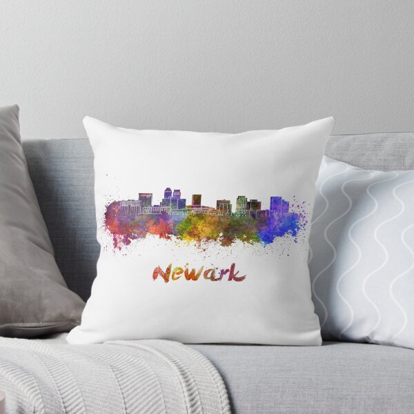 Item preview, Newark skyline in watercolor designed and sold by paulrommer.