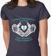 PTSD Heroes Women's Fitted T-Shirt