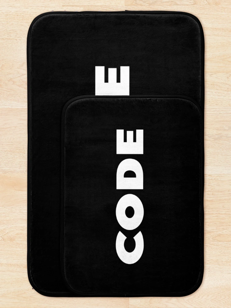 Thumbnail 5 of 6, Bath Mat, Code Startup Coder Programming Software Engineering designed and sold by ProjectX23.