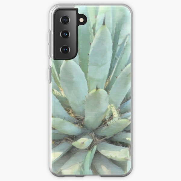 Succulents, Dreamy Southwest Photography - Agave Cactus 2 Samsung Galaxy Soft Case