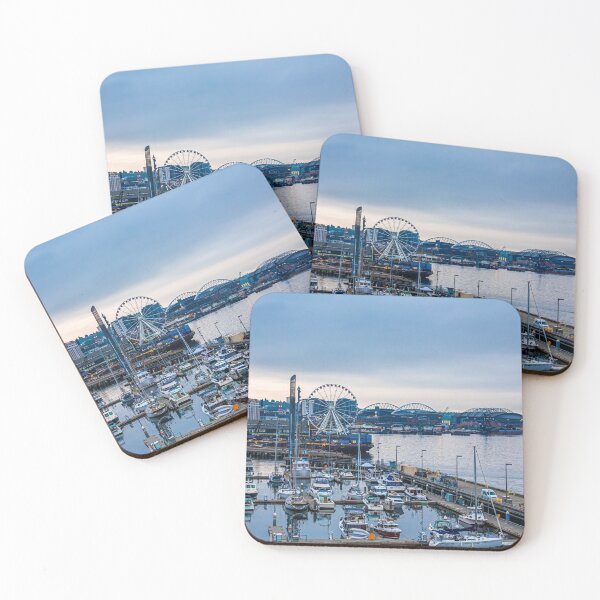 Item preview, Early Morning on Seattle Waterfront designed and sold by dbvirago.