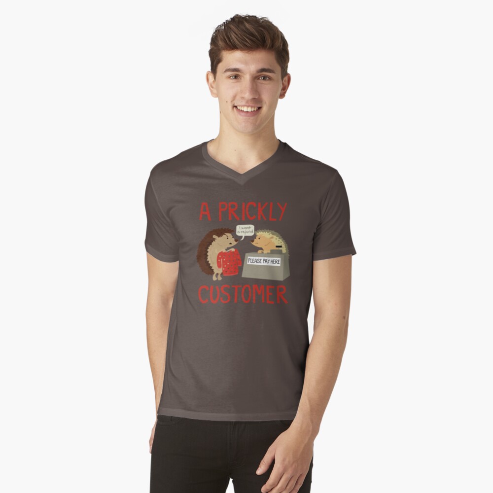 Item preview, V-Neck T-Shirt designed and sold by jaffajam.