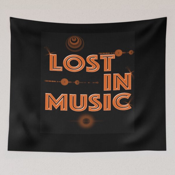 Item preview, Lost in music - Disco tee designed and sold by Fireduptees.