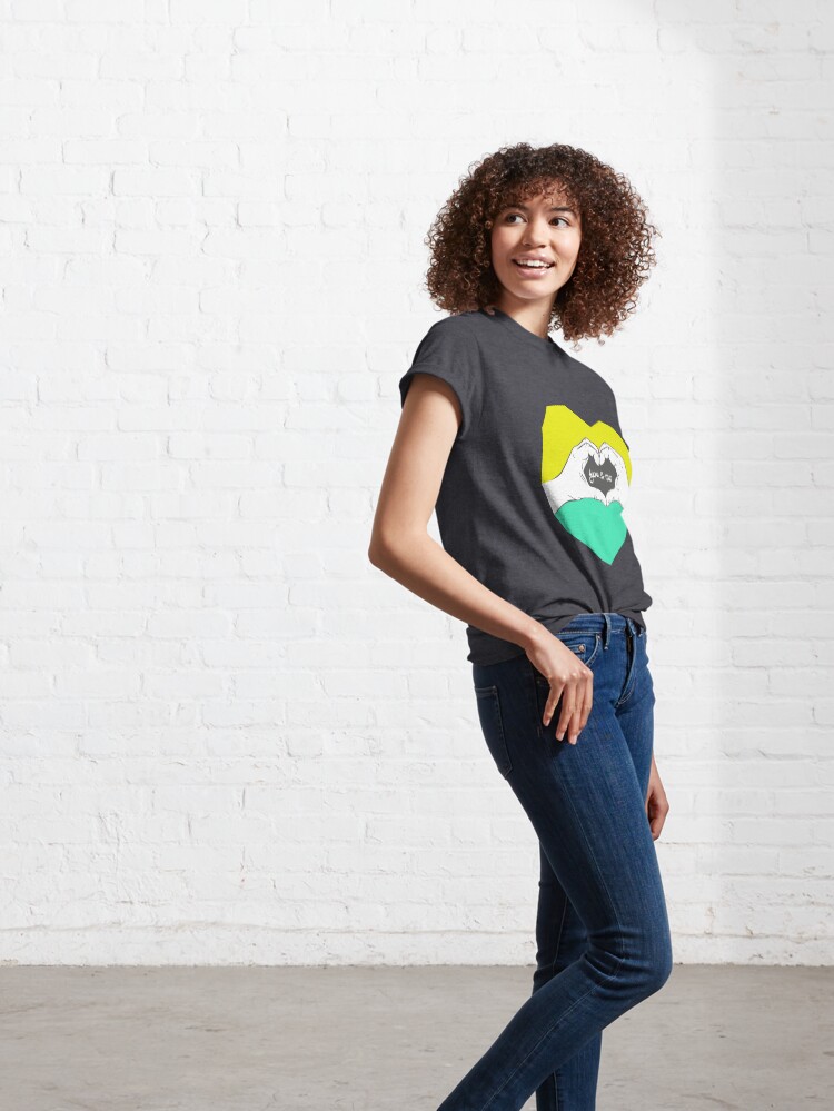 Alternate view of You & me heart hands Classic T-Shirt