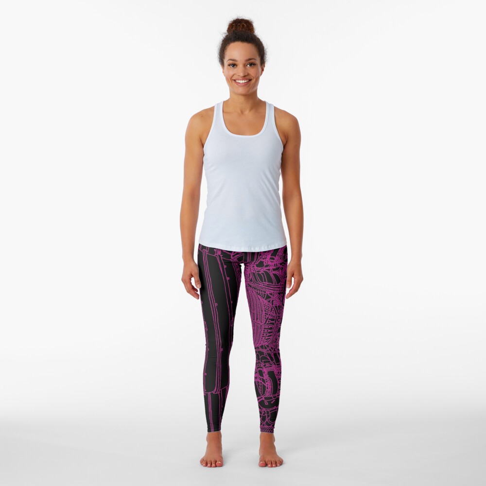 Apollo Rocket Boosters in Pink Neon Leggings
