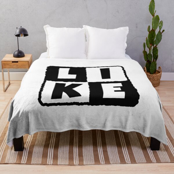 Item preview, LIKE in a black and white square designed and sold by joseartgel.