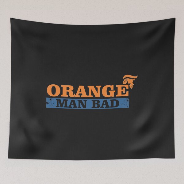 Item preview, ORANGE MAN BAD Anti Trump 2020 election Dump Trump 86 45 designed and sold by hadleydesigns.