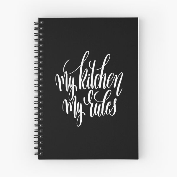 Item preview, My Kitchen My Rules Inspirational Quotes designed and sold by ProjectX23.
