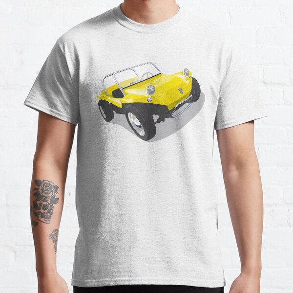 Classic Manx beach buggy in yellow Classic T-Shirt