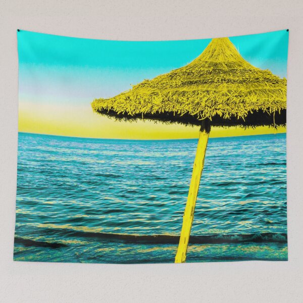 Aperçu de l'œuvre Parapluie de plage Pop Art créée et vendue par essentialimage.