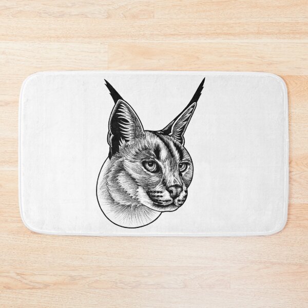Item preview, Caracal - small wild cat designed and sold by LorenDowding.