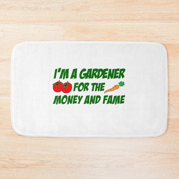 Item preview, I'm A Gardener For Money Fame Veggie Cartoons designed and sold by jaycartoonist.