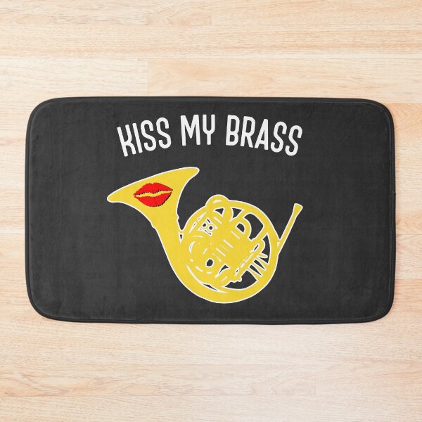 Item preview, French Horn - Kiss my brass - F Horn gift designed and sold by HEJAshirts.
