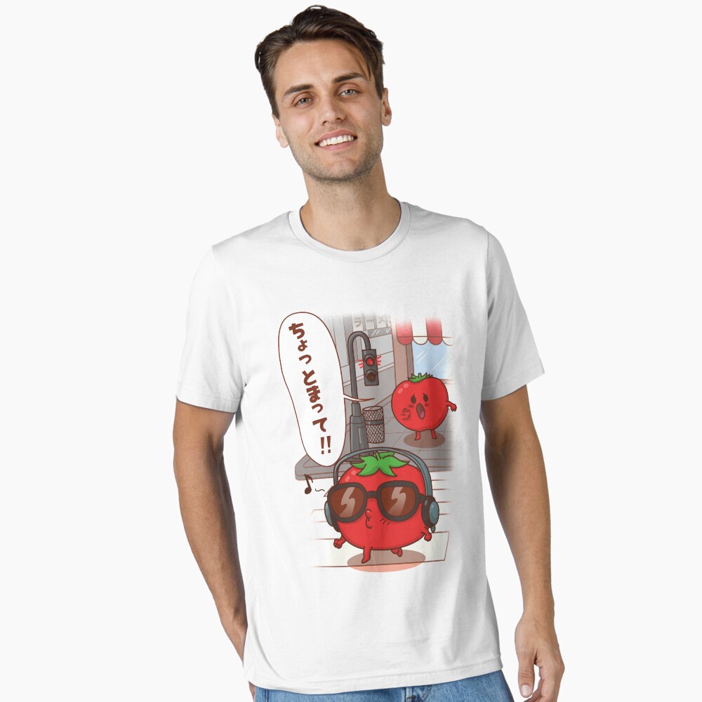 Vista previa del artículo con la obra «Camiseta esencial», diseñado y vendido por Yoteformo.