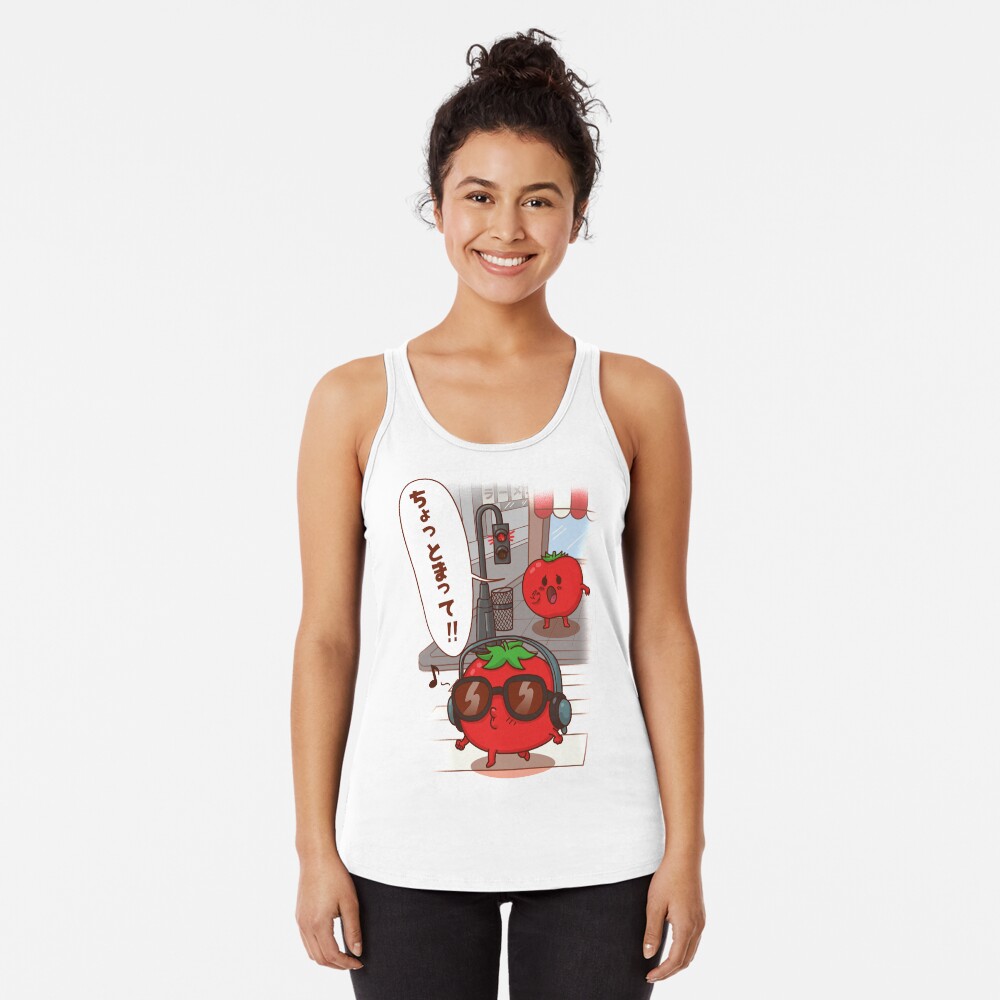 Vista previa del artículo con la obra «Camiseta con espalda nadadora», diseñado y vendido por Yoteformo.