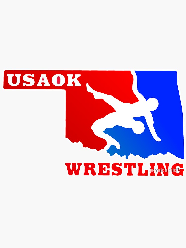"Team USA Oklahoma Wrestling " Sticker for Sale by ferralcataid2