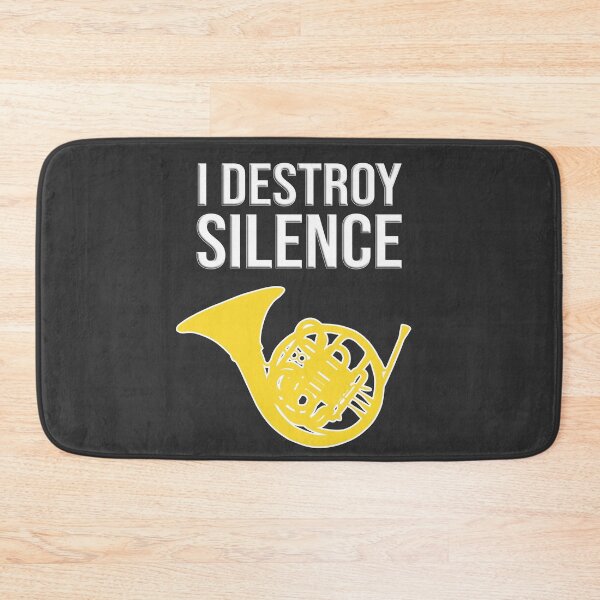 Item preview, French Horn - I destroy silence - F Horn gift designed and sold by HEJAshirts.