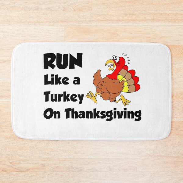 Item preview, Run Like A Turkey On Thanksgiving Funny Cartoon  designed and sold by jaycartoonist.