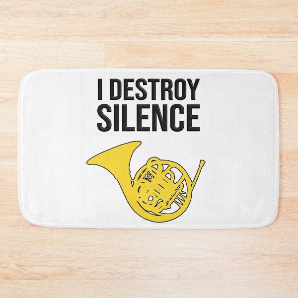 Item preview, French Horn - I destroy silence - F Horn gift designed and sold by HEJAshirts.