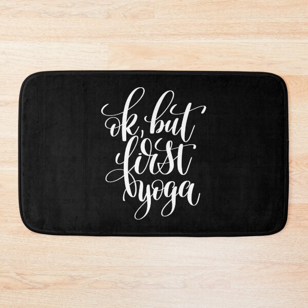Item preview, Ok But First Yoga Inspirational Quotes designed and sold by ProjectX23.