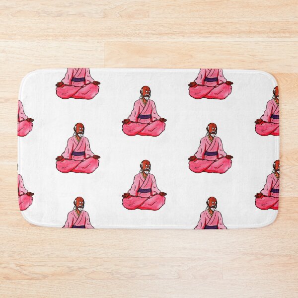 Item preview, watercolor illustration happy zen master sitting in a lotus position designed and sold by Jonah Augustin Gray.