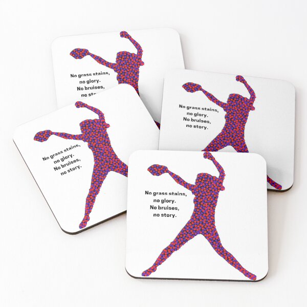 Item preview, Softball - No Grass Stains, No Glory designed and sold by Kerry T.