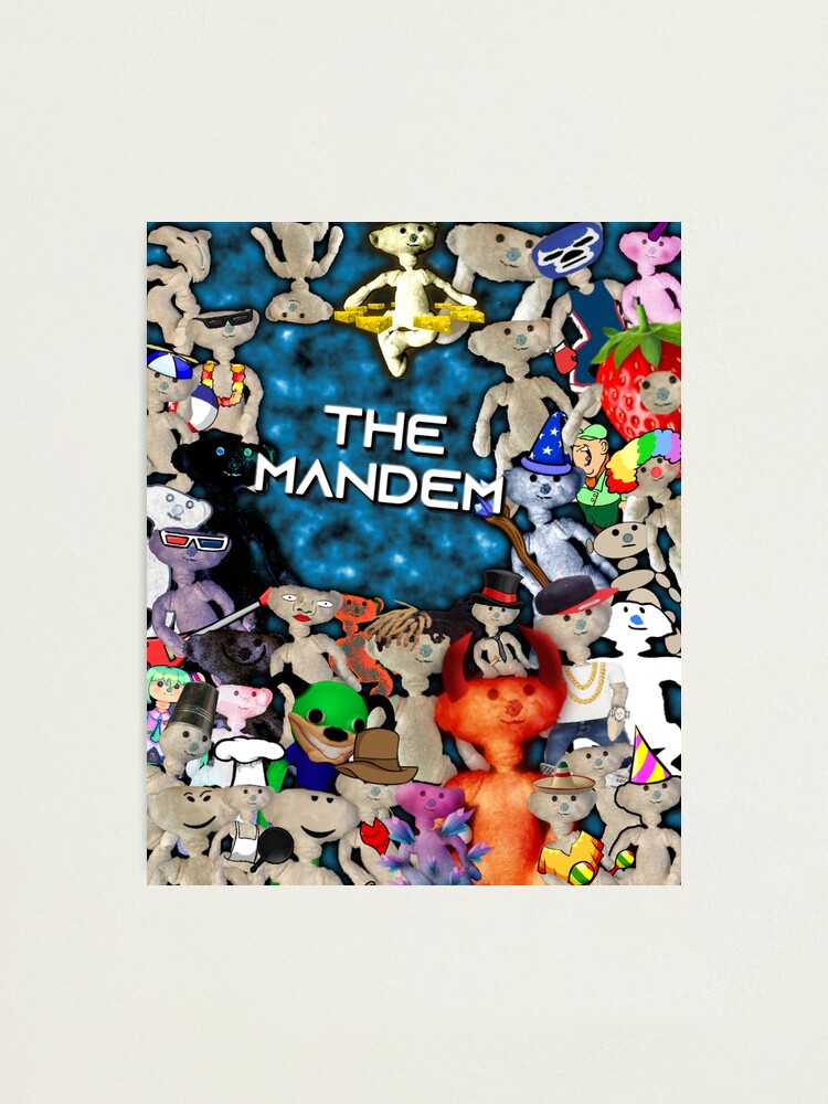 The Mandem Bear Photographic Print By Cheedaman Redbubble - bear roblox game puzzles