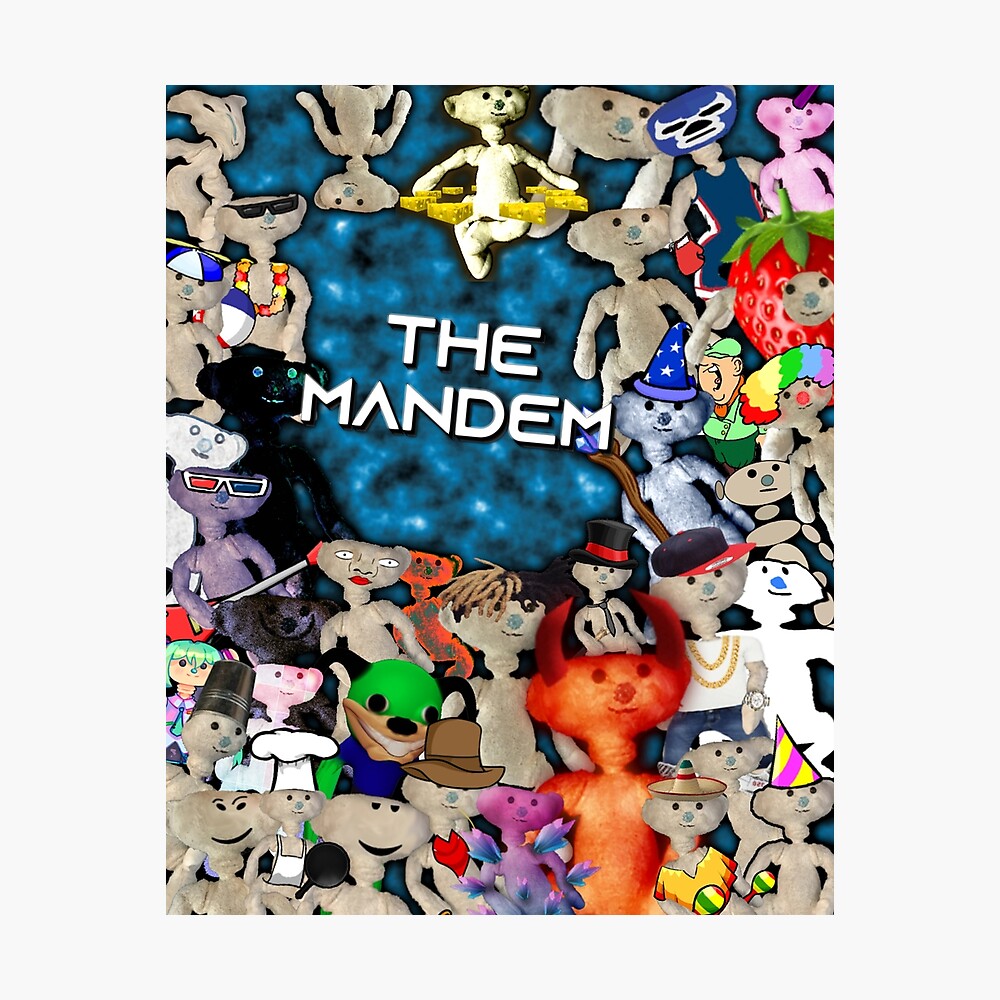 The Mandem Bear Poster By Cheedaman Redbubble - roblox bear alpha wallpaper