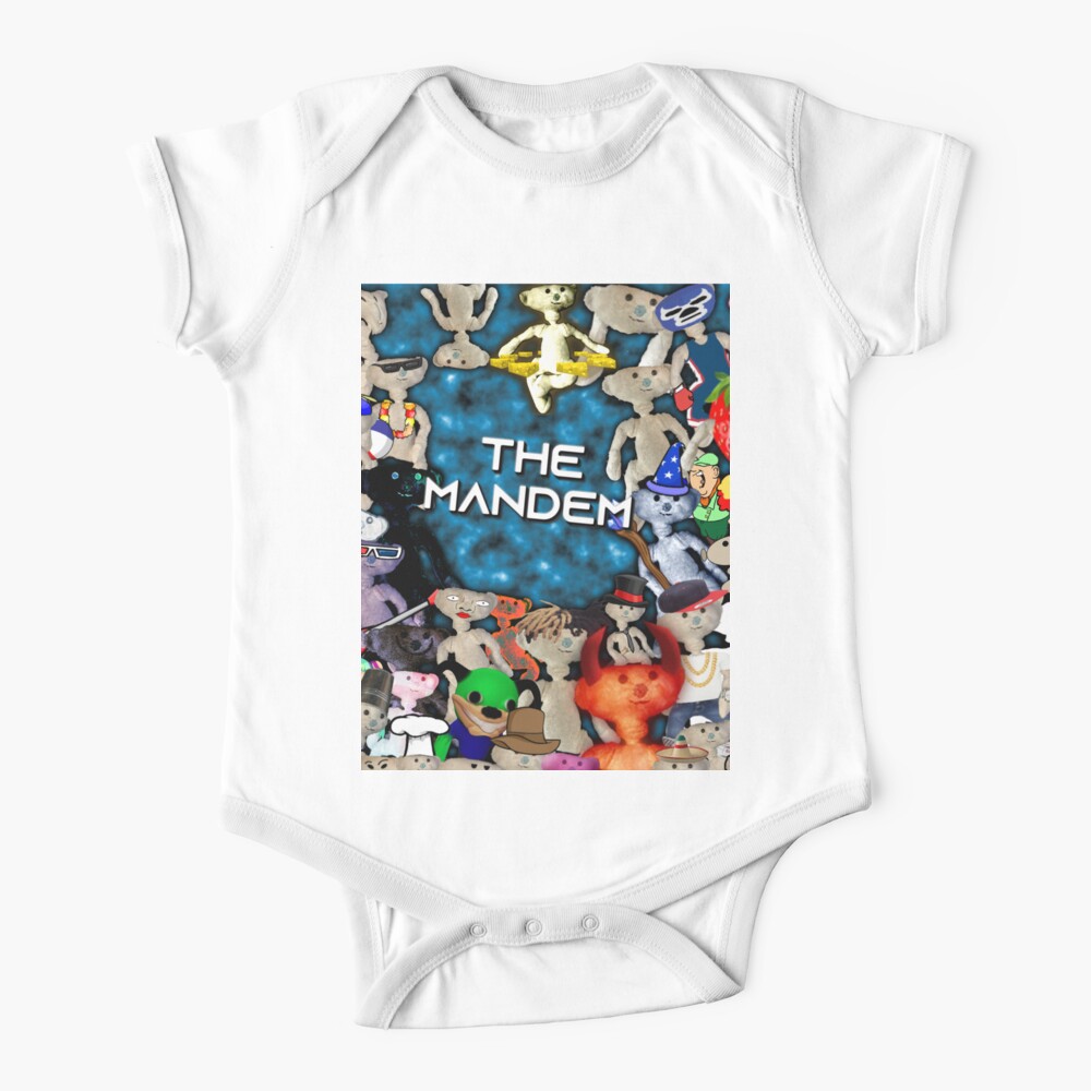 The Mandem Bear Baby One Piece By Cheedaman Redbubble - roblox long sleeve baby one piece redbubble