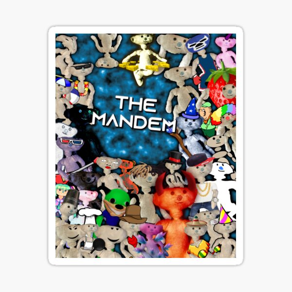 The Mandem Bear Sticker By Cheedaman Redbubble - doggle roblox bear