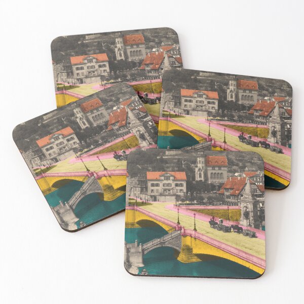 Item preview, beautiful Tübingen, vintage Neckar Bridge designed and sold by Mauswohn.