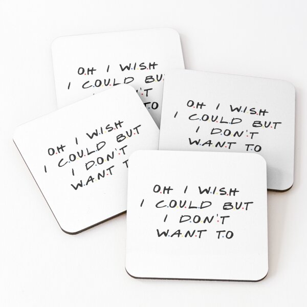 Item preview, Oh I Wish I Could But I Don't Want To designed and sold by izzydoodlesshop.