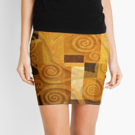 AbstractKlimt #08 Mini Skirt